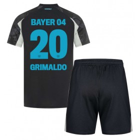 Bayer Leverkusen Alejandro Grimaldo #20 3rd Trikot 2024-25 Kurzarm (+ kurze hosen)